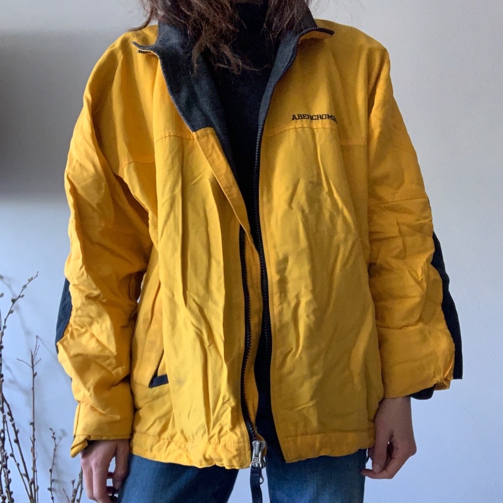 Yellow Abercrombie Jacket from the early 2000